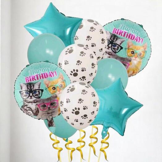 Happy birthday balloons