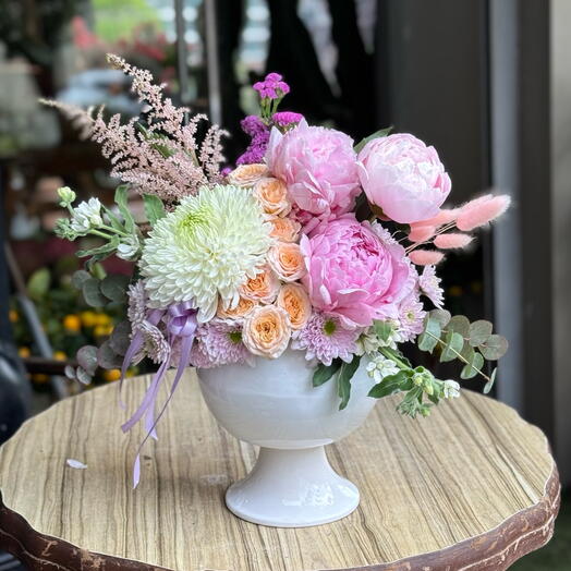 Peony and Astilbe