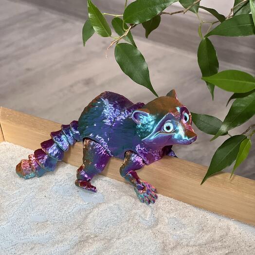 Крошка Енот 🦝 подвижная 3д игрушка