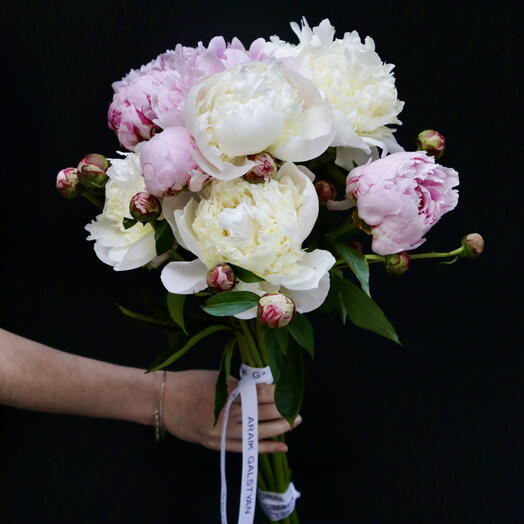 Ramo de 15 Peonias