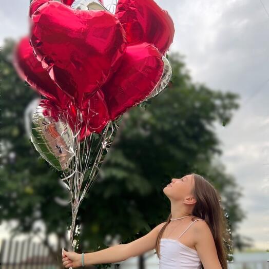 Набор Шаров сердце 15 шт ♥️
