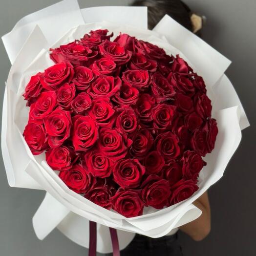 51 красная роза