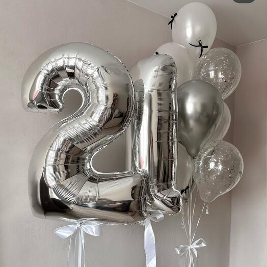 Сет с цифрами (номера и цвета на выбор)