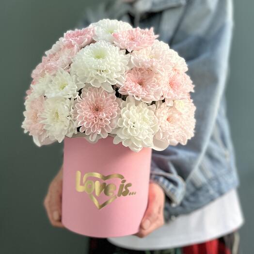 Цветы в коробке 💞 Love you 🥰