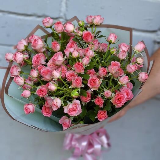 Букет с кустовыми розами ♥️