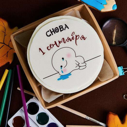 Бенто-торт на 1 сентября "Снова"