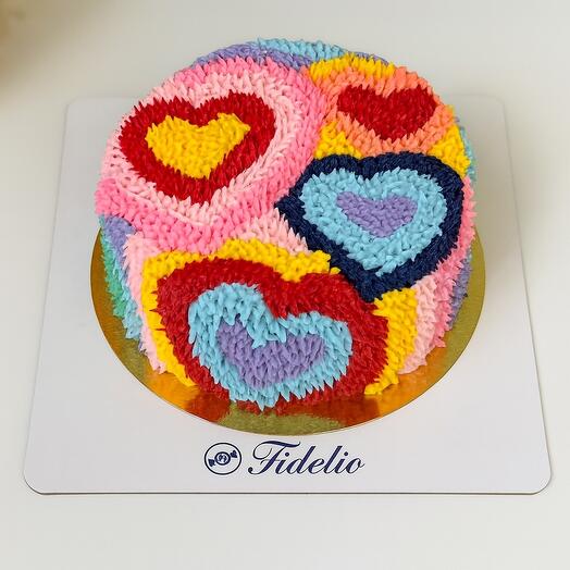 Hand-made бенто тортик Love