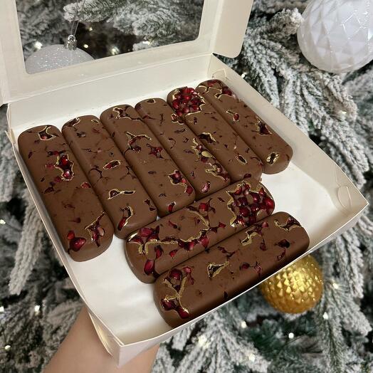 Гранат в шоколаде 8