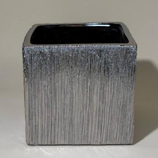 Керамическая ваза «Silver Square»
