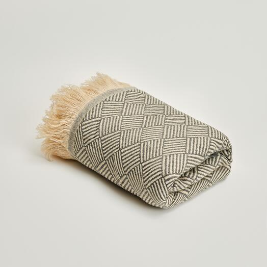 Плед Крокус 140x200см серый