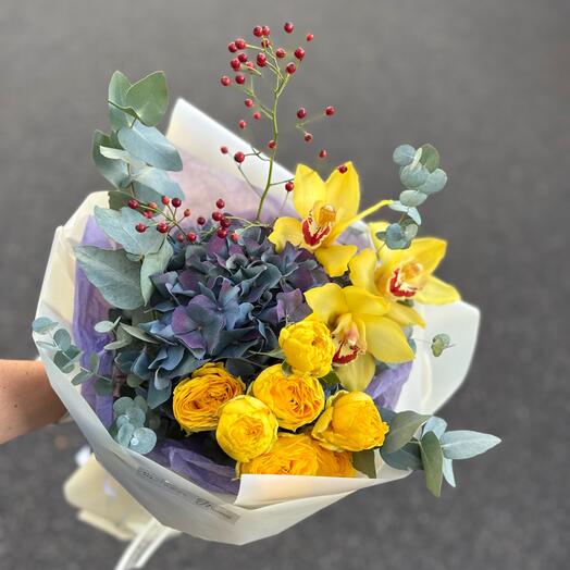 Букет «Осенние контрасты»