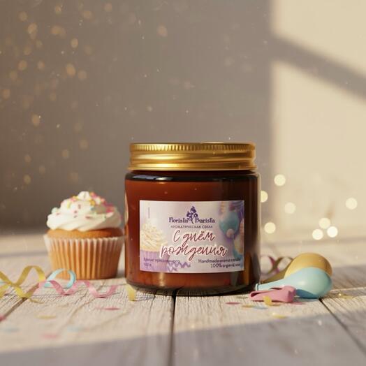 Ароматическая свеча «С днём рождения» 120 мл