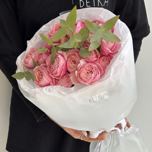 Букет из пионовидных роз 💕💗