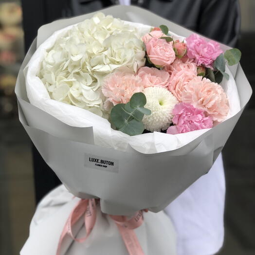 🌸💭🌸 Стильный букет цветов «Твоя нежность»