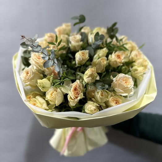 Букет Роз Жёлтый Рассвет 🧡