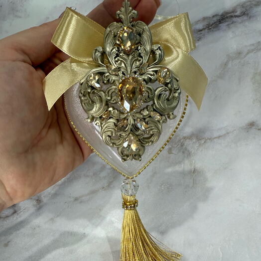 Елочная игрушка Сердце