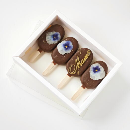 Набор эскимо шоколадные  Картошка " любимой МАМЕ