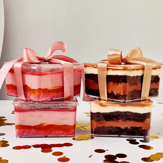 Торт в боксе набор 4 шт