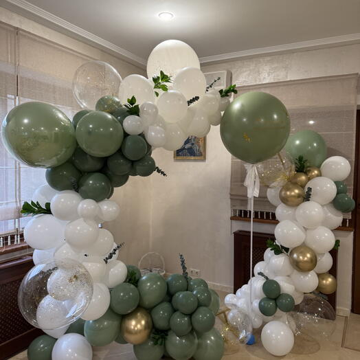 Фотозона из Шаров на мероприятие