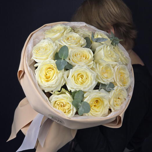 Монобукет " My lady 🌸" из пионовидных роз