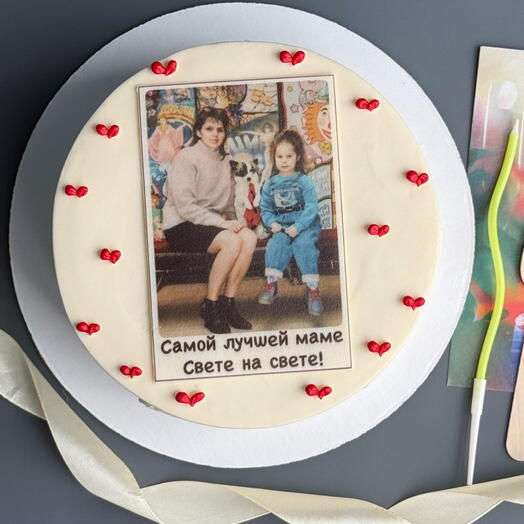 Торт с вашей личной фотографией