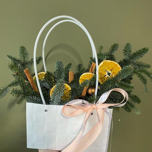 Сумочка с дольками апельсина