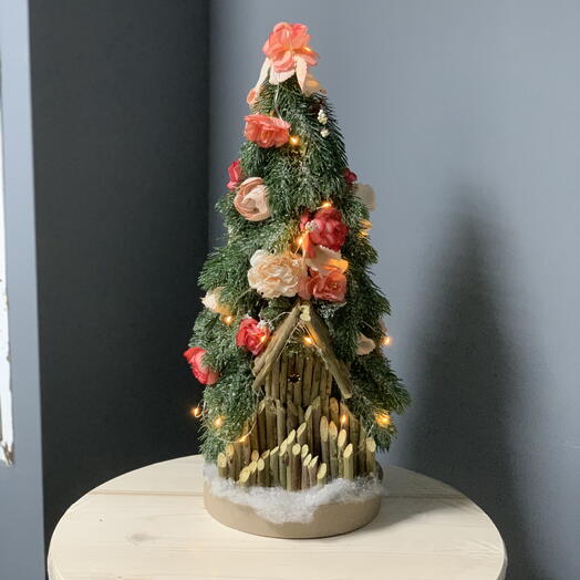 Елочка новогодняя дизайнерская ручной работы