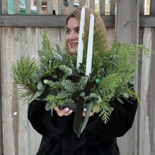 Композиция со свечами