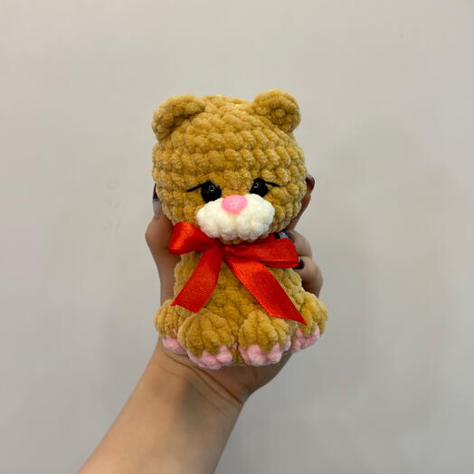 Мини котик рыжий игрушка