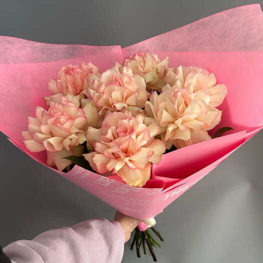 Букет из 7 💕французских роз Эсперанса