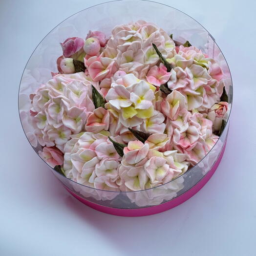 Гортензии из зефира🌸