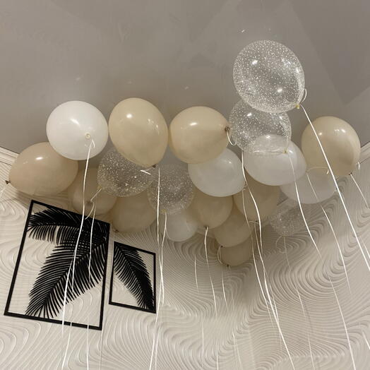 Воздушные гелиевые шары 20шт