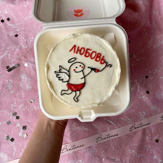 Бенто торт на День Святого Валентина Любовь, коллекция «14 февраля»