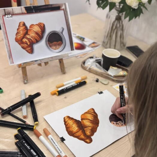 Групповой курс Скетчинг. Электронный сертификат