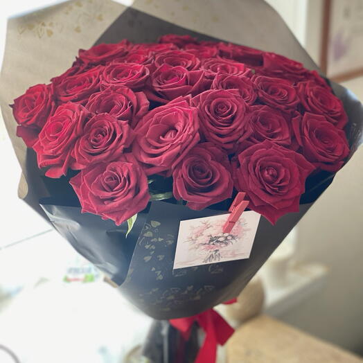 Букет из 35 красной розы