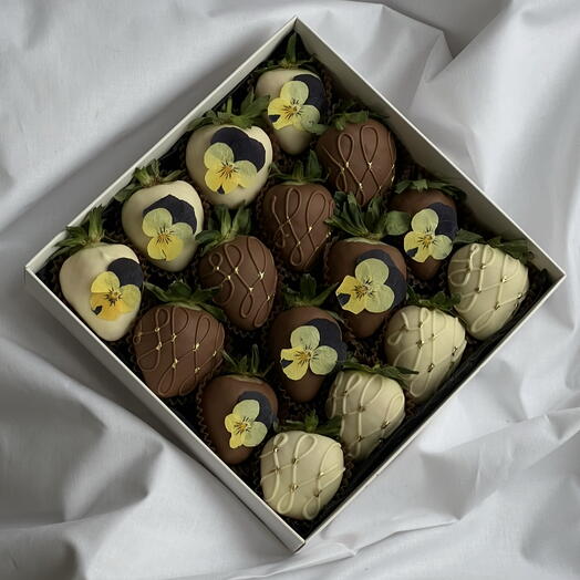 Клубника в шоколаде ВИОЛА МКИС 16🍓🍫🌸