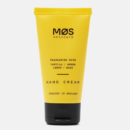 MOS Skincare Крем для рук увлажняющий, питательный, парфюмированный, мини, Ваниль, Амбра, Лимон, Мох, 50 мл