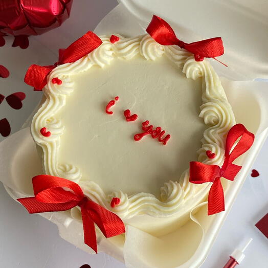 Бенто-торт (M) «i love you»