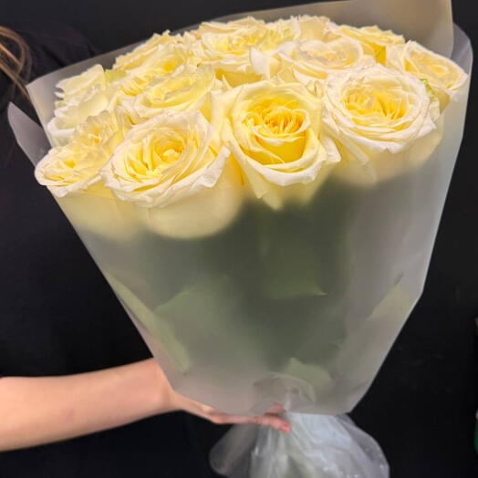 Монобукет из красивых роз 💛