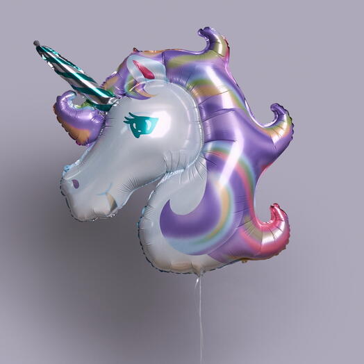 Шар единорог с гелием