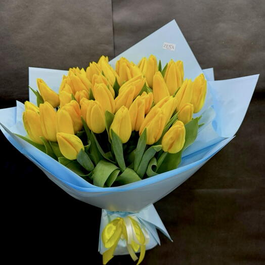 Yellow Tulip Bouquet