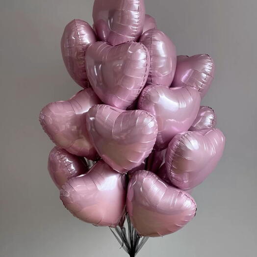 Розовые сердца