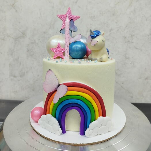 Торт Радуга с Единорогом