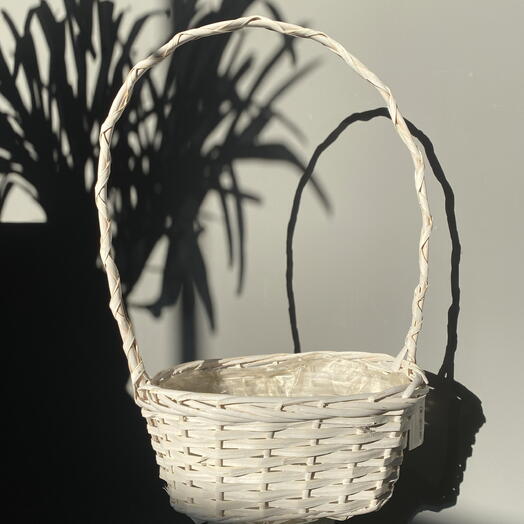 Корзина плетеная (Ива) 26х19хН12/46 см