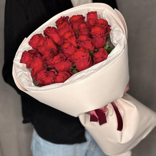 21 красная Роза 🌹
