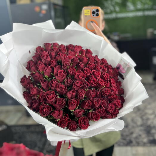 Букет из 101 розы
