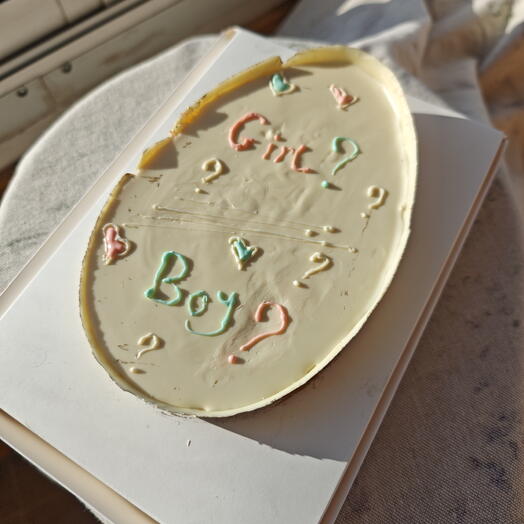 Муссовый торт-сюрприз «Boy or Girl?» начинка Lotus Biscoff