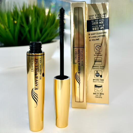 Тушь для ресниц с эффектом объёма Deoproce Easy Volume Real Mascara