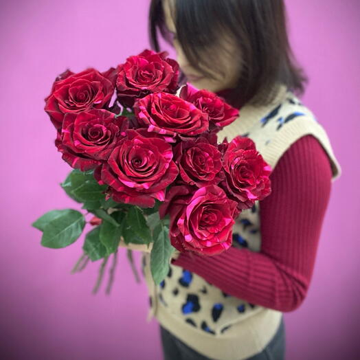 Букет роз под ленту 🌹