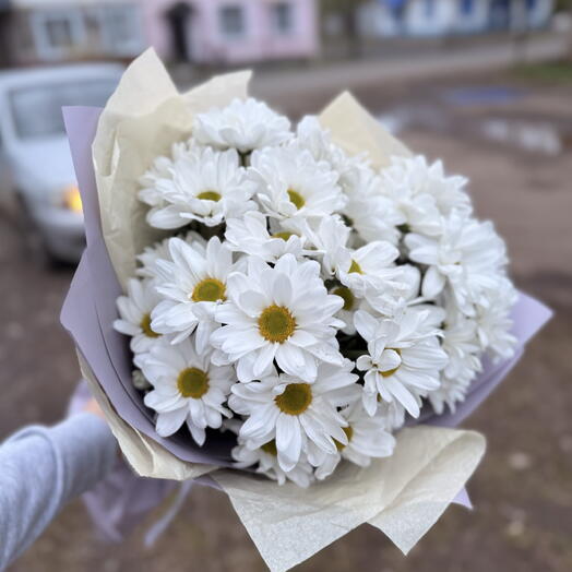 Букет из хризантем